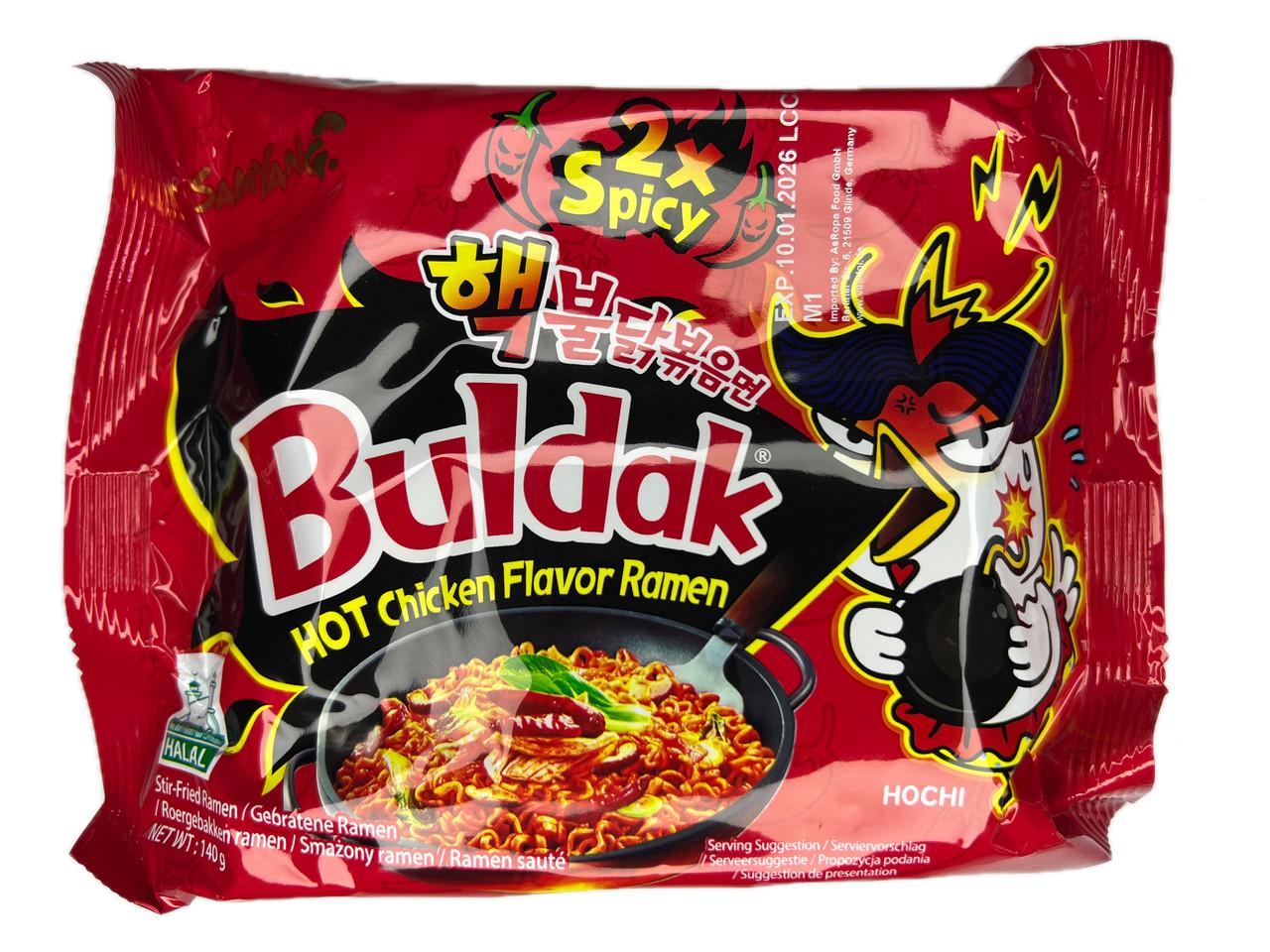 Лапша корейская Buldak Samyang рамэн с курицей супер острый 145 г