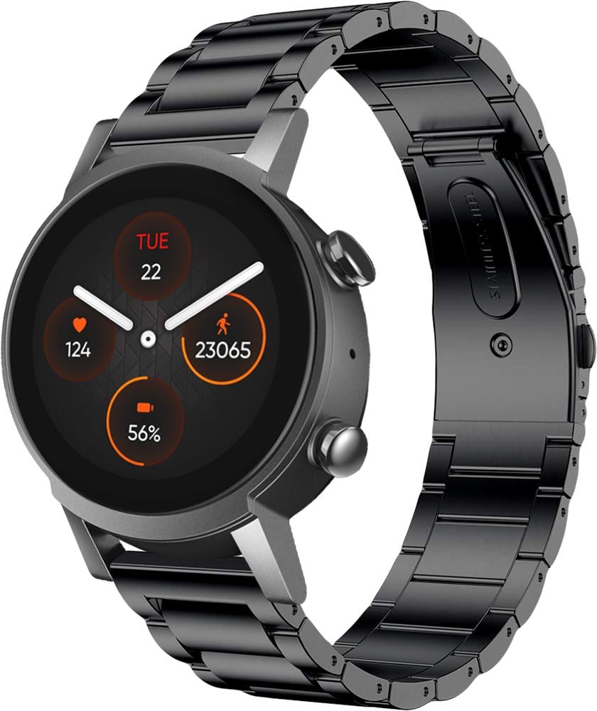 Браслет металлический Shape для Mobvoi TicWatch E3 Black (26759-2B)