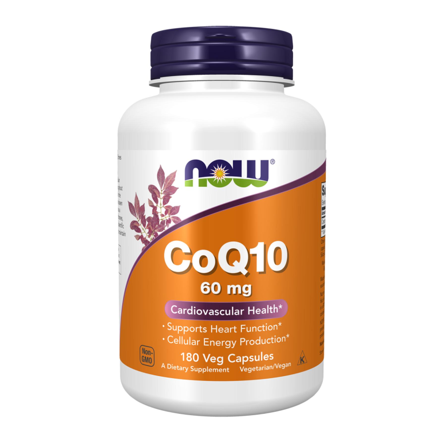 Коэнзим Now Foods CoQ10 60 mg 180 vcaps (29685)