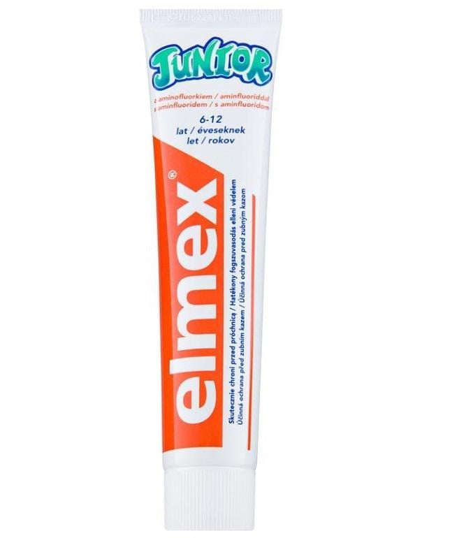Зубна паста дитяча Elmex Junior від 6 до 12 років 75 мл 2 шт. (1806)