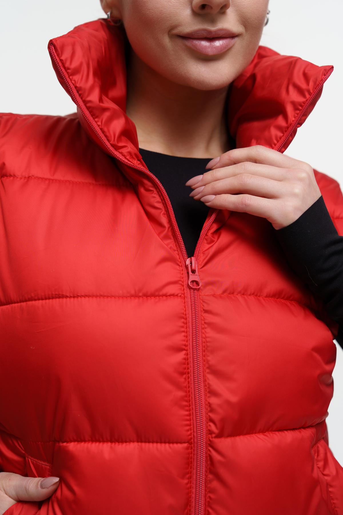 Жилетка жіноча укорочена Intruder Lola з утепленням M-L Червоний (1343916509/3/2) - фото 8 Жилетка жіноча укорочена Intruder Lola з утепленням M-L Червоний (1343916509/3/2) - фото 8