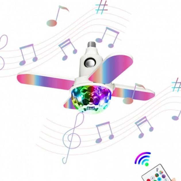 Дисколамп со светомузыкой и пультом ДУ для вечеринок 40 Вт (14854) - фото 5