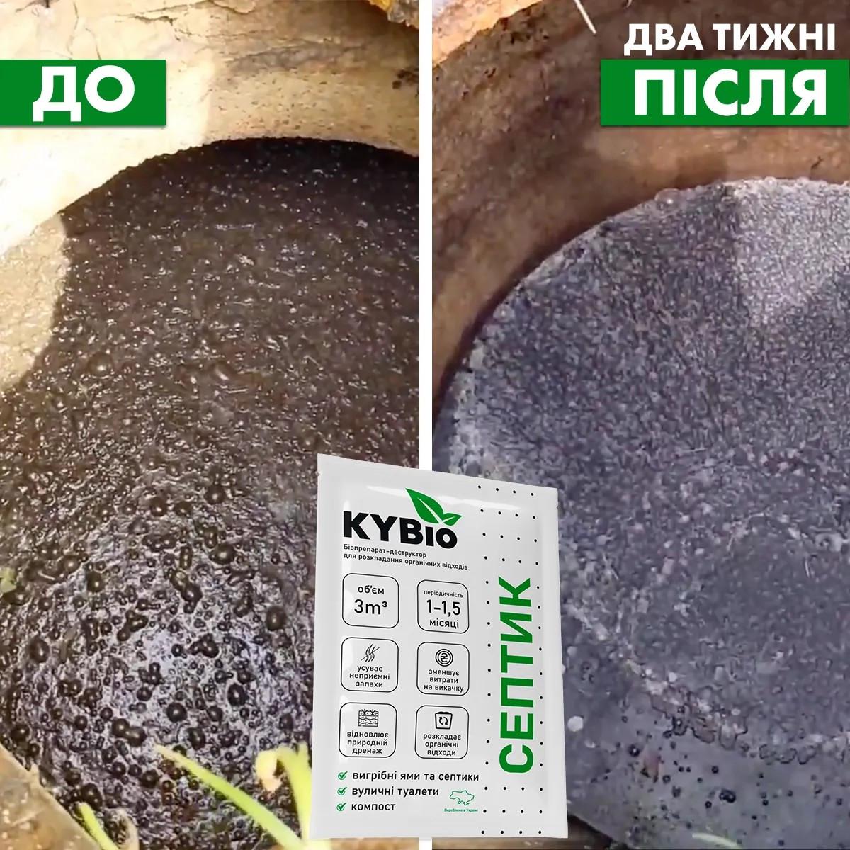 Бактерії для вигрібних ям та септиків KYBio 1 кг з мірною ложкою (11736) - фото 4 Бактерії для вигрібних ям та септиків KYBio 1 кг з мірною ложкою (11736) - фото 4