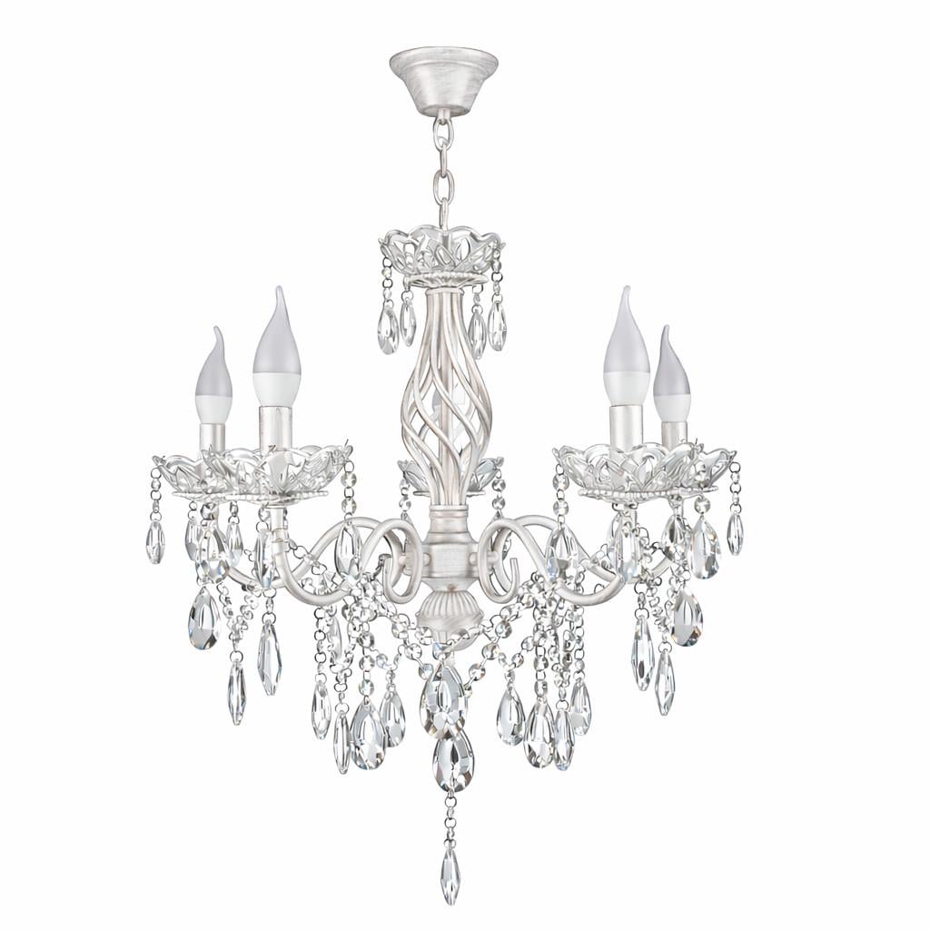 Люстра підвісна кришталева Прометей P5-N2313A/5 WG (32695706)