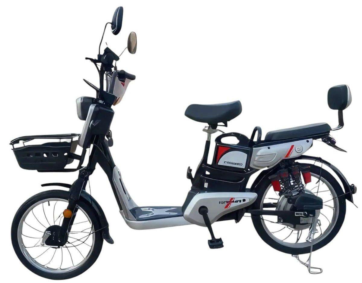 Електровелосипед Crosser Gamma двомісний з кошиком і PASS-системою 48V 12Ah 450w Сірий (25344137) Електровелосипед Crosser Gamma двомісний з кошиком і PASS-системою 48V 12Ah 450w Сірий (25344137)