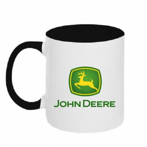 Чашка керамическая двухцветная John Deere 320 мл Черно-белый (731558-17-63795) Чашка керамическая двухцветная John Deere 320 мл Черно-белый (731558-17-63795)