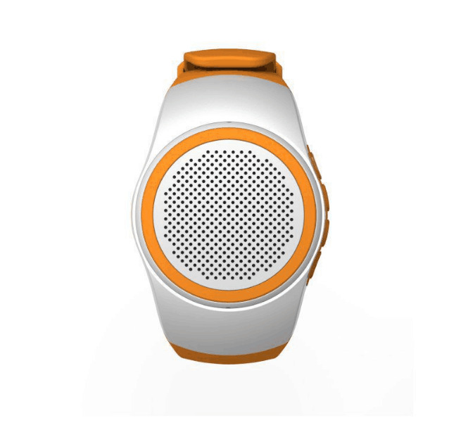 Бездротова Bluetooth колонка SUNROZ B20 у вигляді годинника 3W Білий (SUN0408)