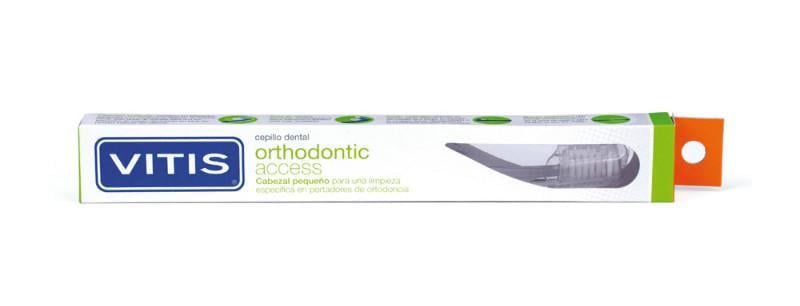 Зубная щетка Vitis Orthodontic с маленькой головкой (505)