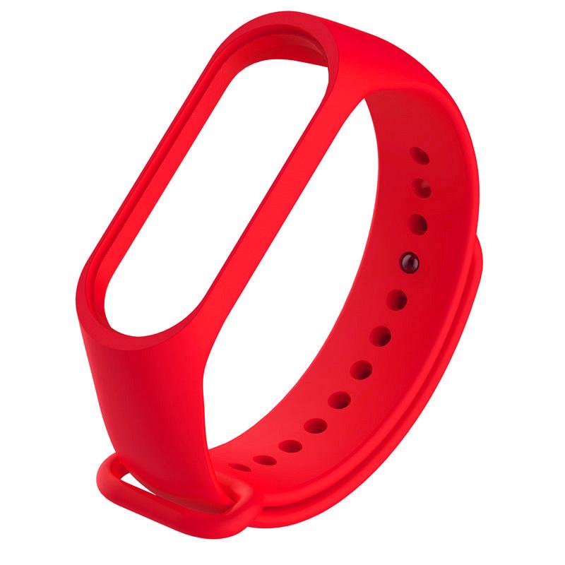 Силіконовий ремінець BeCover для Xiaomi Mi Band 3/4 Red (704648) - фото 3