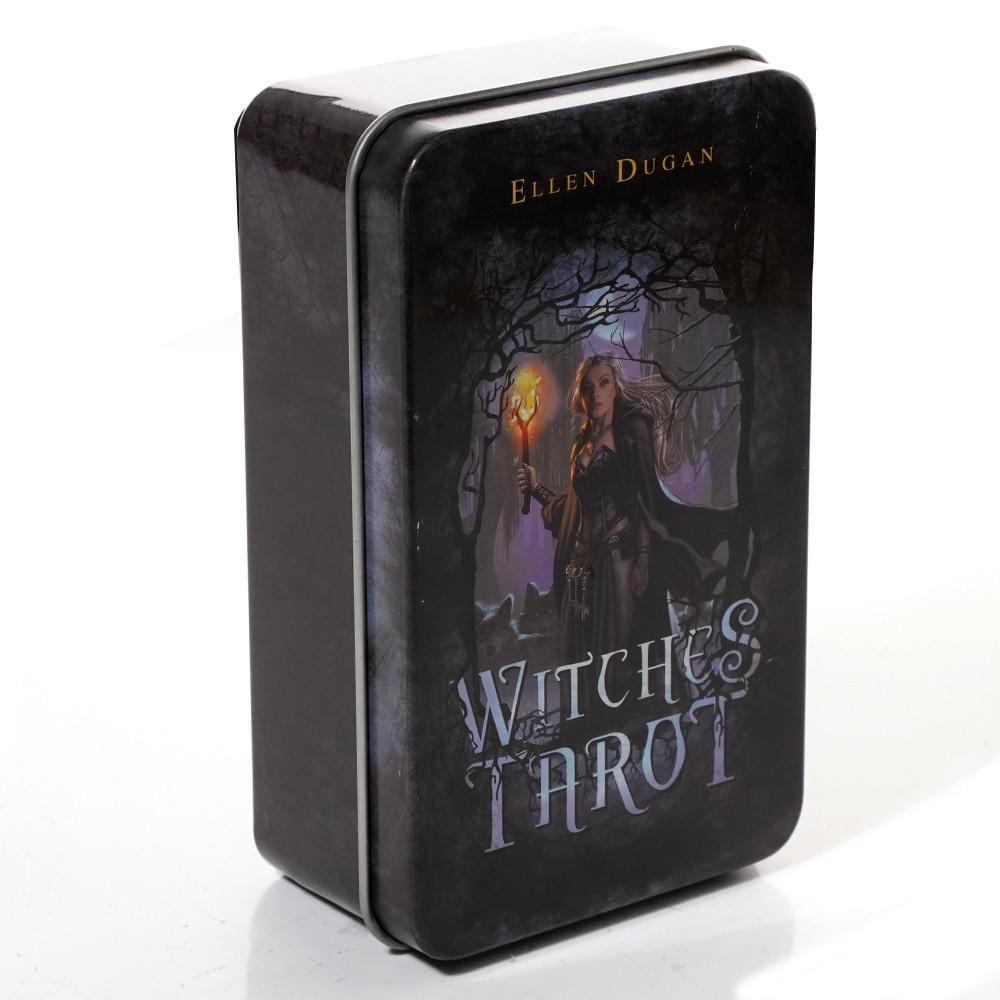 Карты для гадания таро Witches tarot Элен Дуган в жестяной коробочке (2375254627) - фото 2