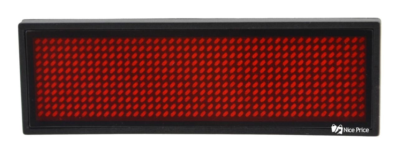 Бейдж электронный UKC B1248 LED Red (3_6949) - фото 7