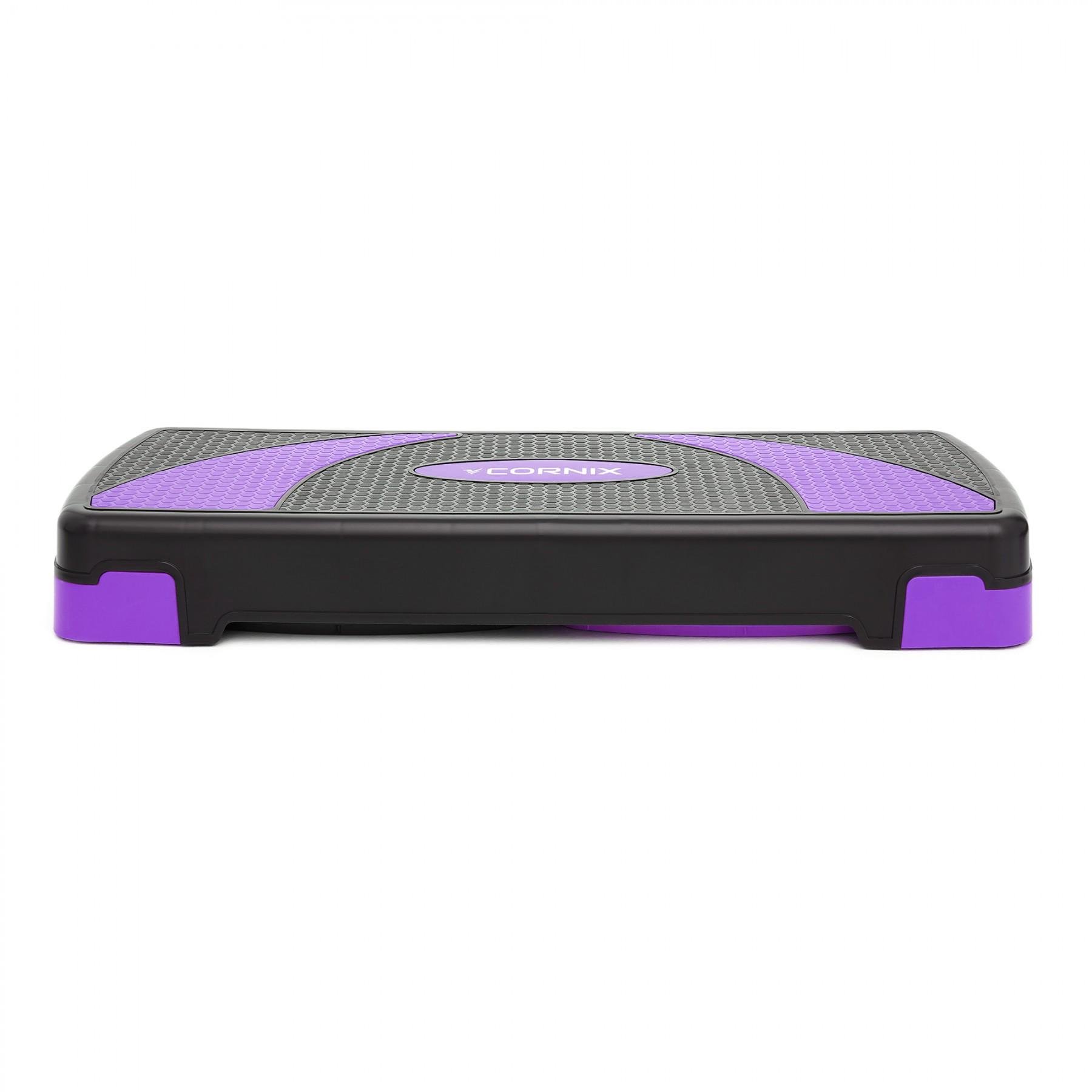 Степ-платформа Cornix XR-0183 78х29х10-20 см Black/Purple (39177) - фото 3