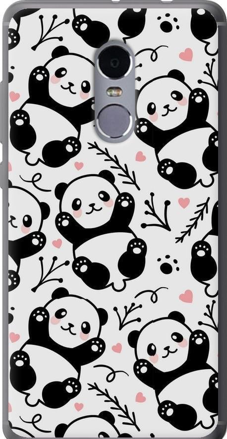 Чехол на Xiaomi Redmi Note 4 Панды (4318u-352-42517)