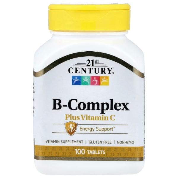 Комплекс 21st Century B-Complex Plus Vitamin C 100 таб. (000027340)