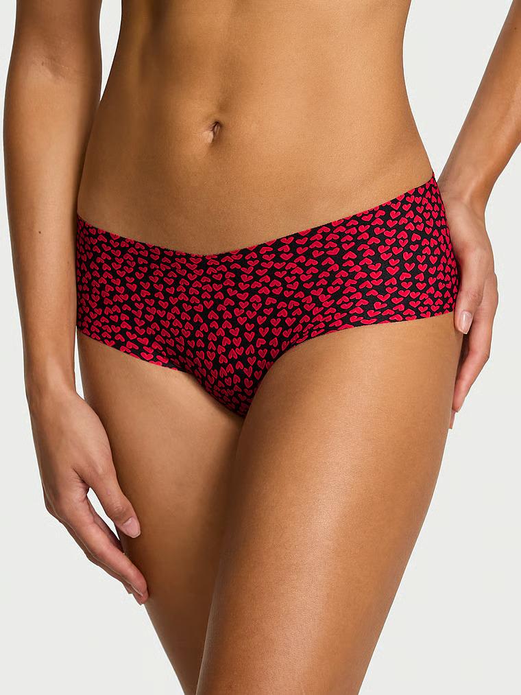Трусики чики Victoria's Secret No-Show Cheeky Panty XS Красный (27186247)