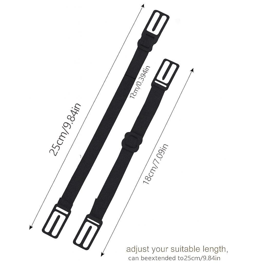Фіксатори для бретелей бюстгальтера кліпса та лямка 2 шт. Чорний (3000003881) - фото 10 Фіксатори для бретелей бюстгальтера кліпса та лямка 2 шт. Чорний (3000003881) - фото 10