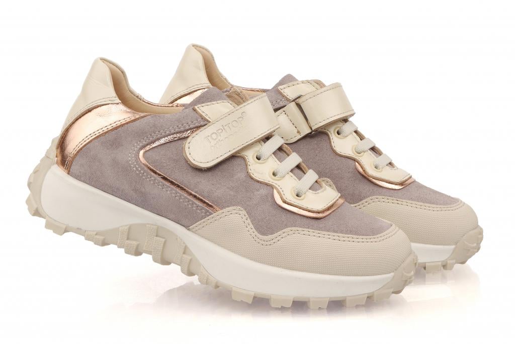 Кроссовки Topitop для девочек 3186 р. 32 Бежевый