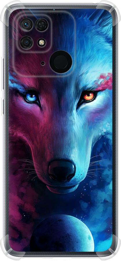 Чехол на Xiaomi Redmi 10C Арт-волк (3999sp-2591-42517)