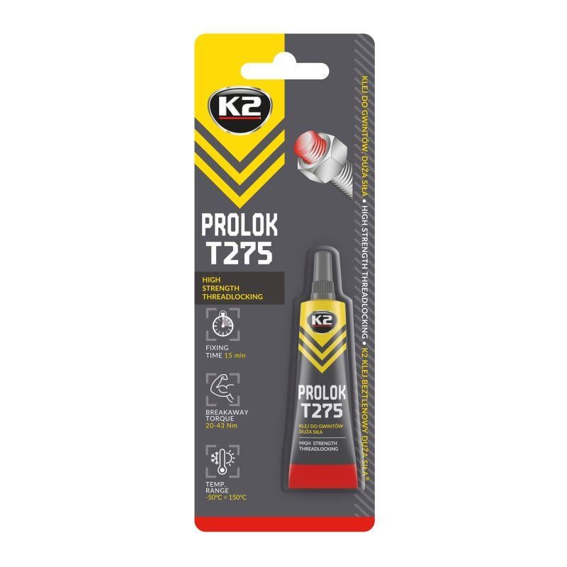 Клей-фиксатор для резьбовых соединений K2 Prolok W271 6 мл Красный (B151)