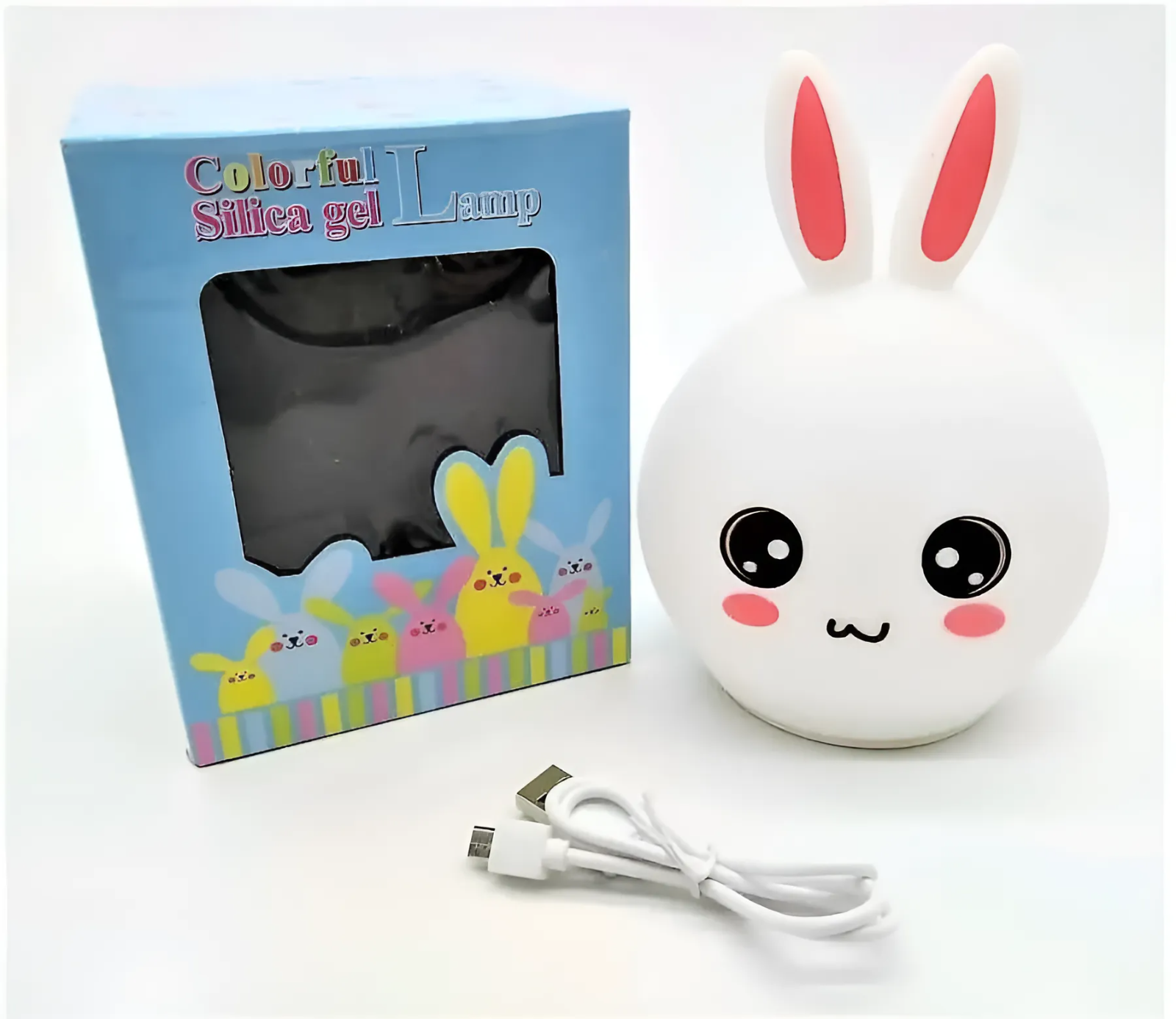 Нічник дитячий Rabbit Silicone Lamp LED - фото 2