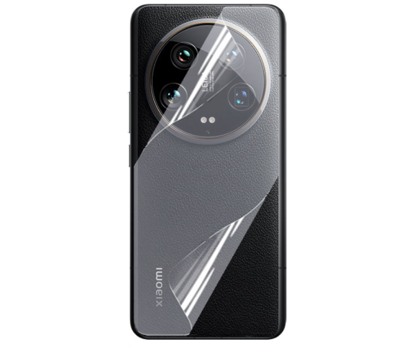Противоударная гидрогелевая пленка Hydrogel Film для Xiaomi 14 Ultra на заднюю панель, Transparent
