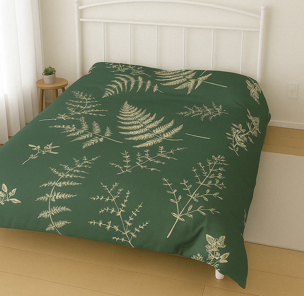 Пододеяльник полиэстер Fern 180х220 см (T85-2804Fe/x180) Пододеяльник полиэстер Fern 180х220 см (T85-2804Fe/x180)