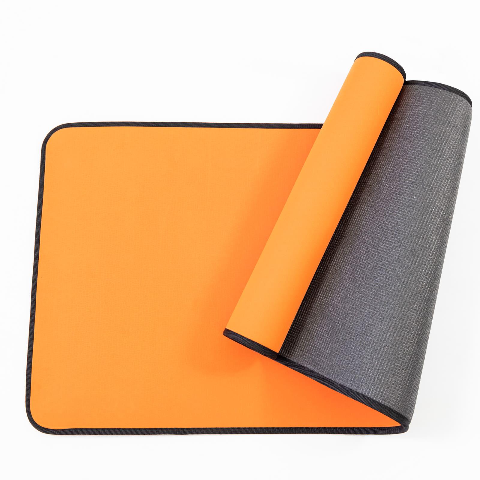 Килимок для йоги та фітнесу OSPORT Yoga Pro+ EVA двошаровий 8 мм Помаранчево-чорний (OF-0275) - фото 2 Килимок для йоги та фітнесу OSPORT Yoga Pro+ EVA двошаровий 8 мм Помаранчево-чорний (OF-0275) - фото 2