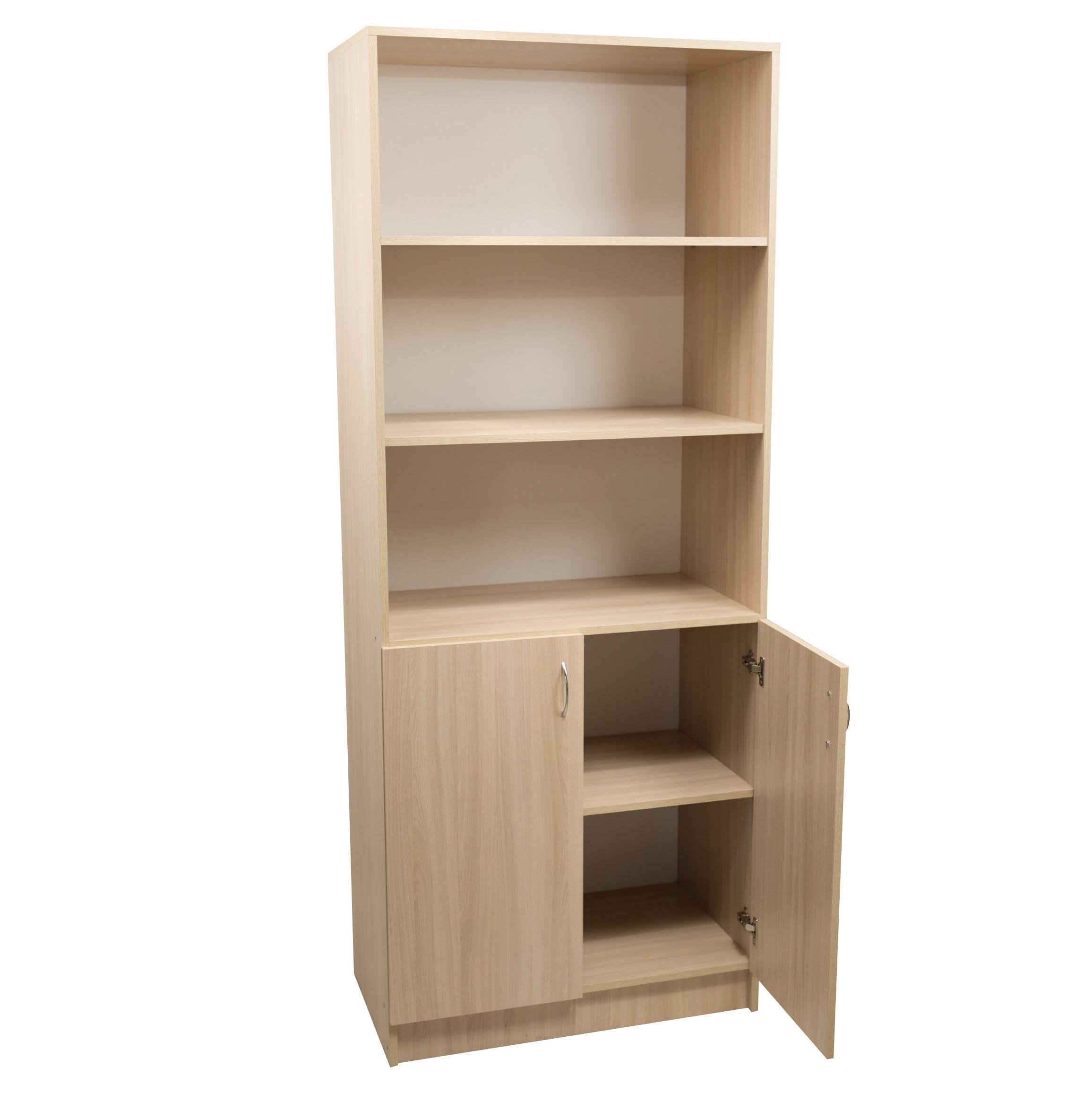 Шафа для документів Goydalka напівзакрита 2-х дверна Goydalka з ЛДСП/кромка ПВХ 800х450х1800 мм Дуб натуральний (42398) - фото 2 Шафа для документів Goydalka напівзакрита 2-х дверна Goydalka з ЛДСП/кромка ПВХ 800х450х1800 мм Дуб натуральний (42398) - фото 2