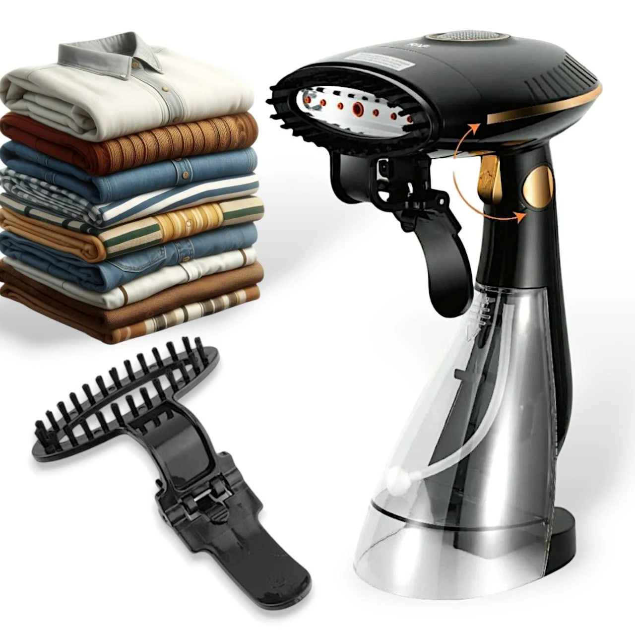 Відпарювач ручний RAF R.1330 з додатковим резервуаром і щіткою 288 мл 1500 Вт - фото 2 Відпарювач ручний RAF R.1330 з додатковим резервуаром і щіткою 288 мл 1500 Вт - фото 2