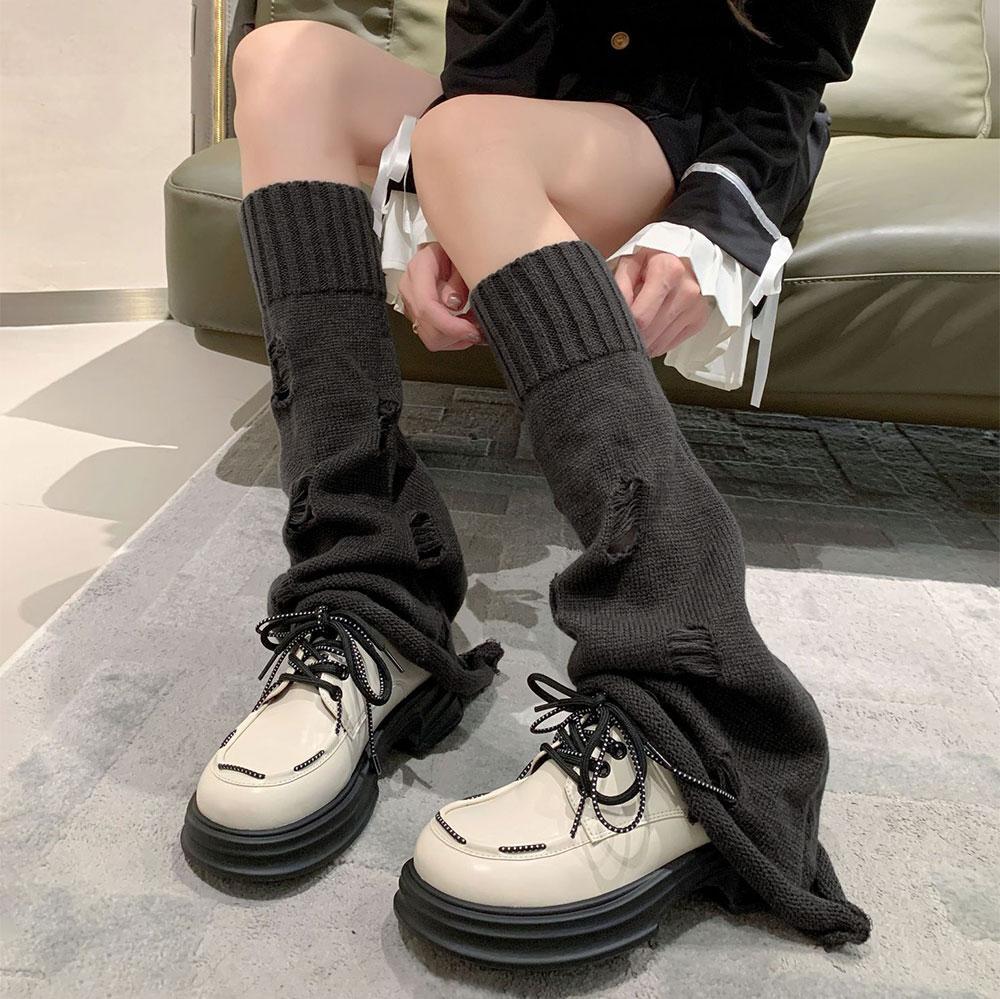 Гетры рваные One size Темно-серый (2140) - фото 1 Гетры рваные One size Темно-серый (2140) - фото 1