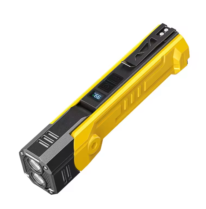 Ліхтарик поворотний багатофункціональний 7 режимів світіння Powerbank магніт (ФБФ11)