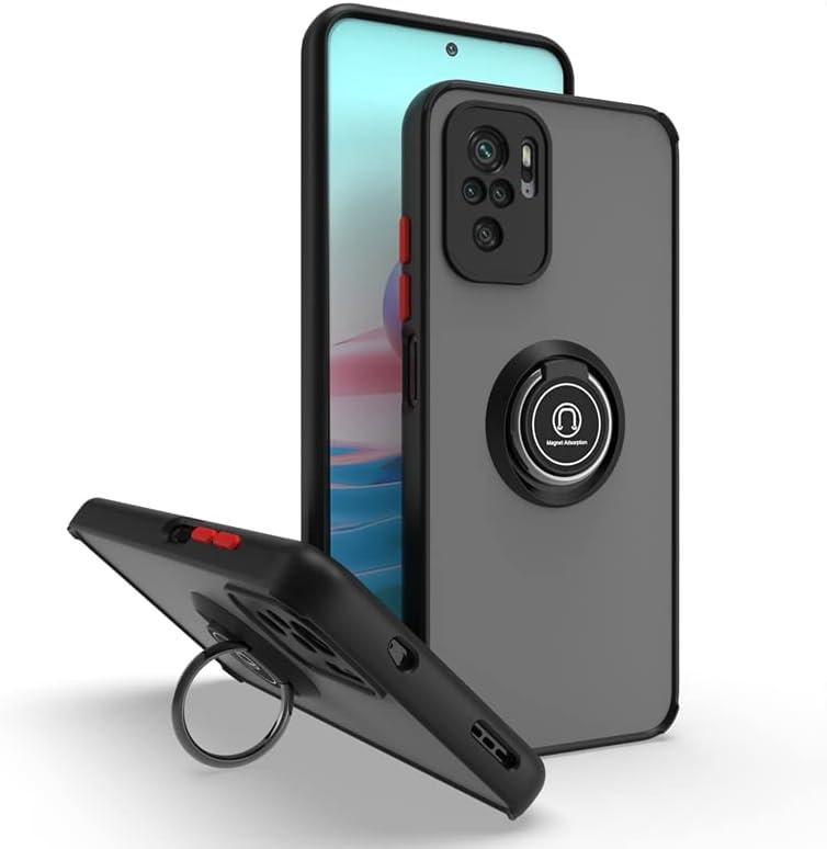 Защитный чехол MatteLuxe Xiaomi Redmi Note 10 Pro (с кольцом) Black (34245-2B)
