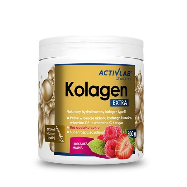 Хондропротектор (для спорту) Activlab Kolagen Extra 300 g /20 servings/ Strawberry Raspberry - фото 1