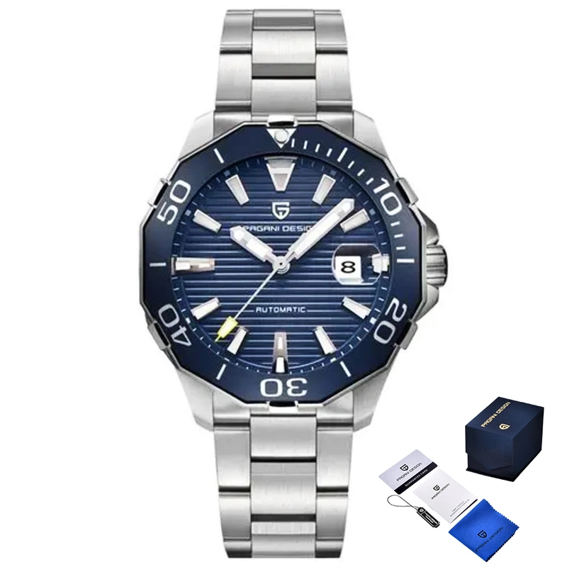 Наручний годинник Pagani Design PD-1617 Silver/Blue