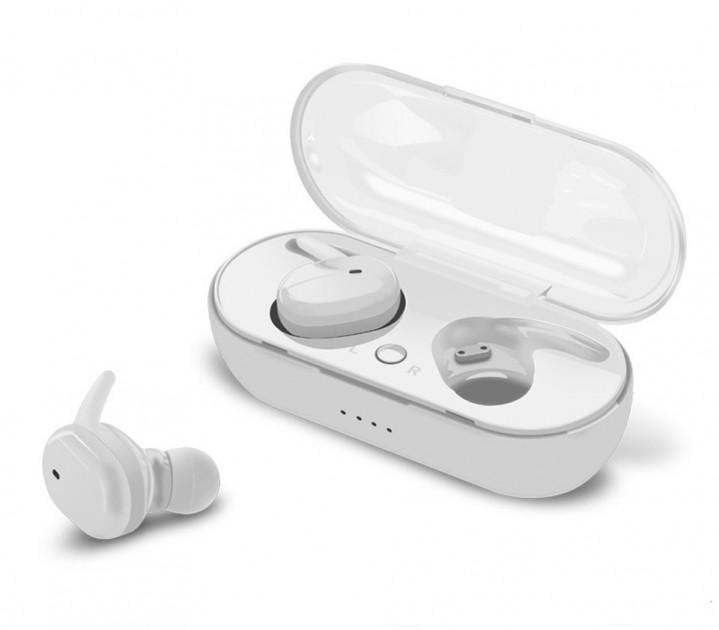 Беспроводные Bluetooth-наушники TWS4 с чехлом Белый