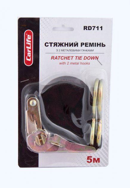 Ремень стяжной CARLIFE RD711 0.5Т 5М 25 мм