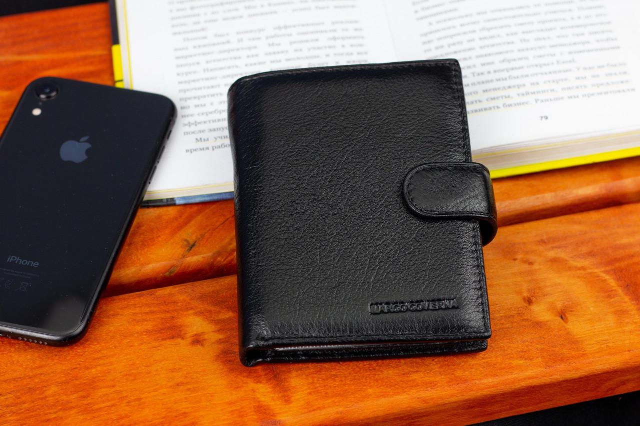 Кошелек мужской Marco Coverna вертикального типа из натуральной кожи под документы Черный (MC-5176-1) - фото 7 Кошелек мужской Marco Coverna вертикального типа из натуральной кожи под документы Черный (MC-5176-1) - фото 7