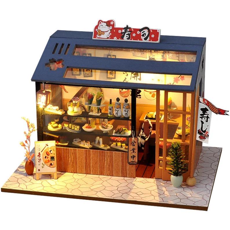 Румбокс DIY Sushi Restaurant Book Nook Kit интерьерный конструктор (TD-35)