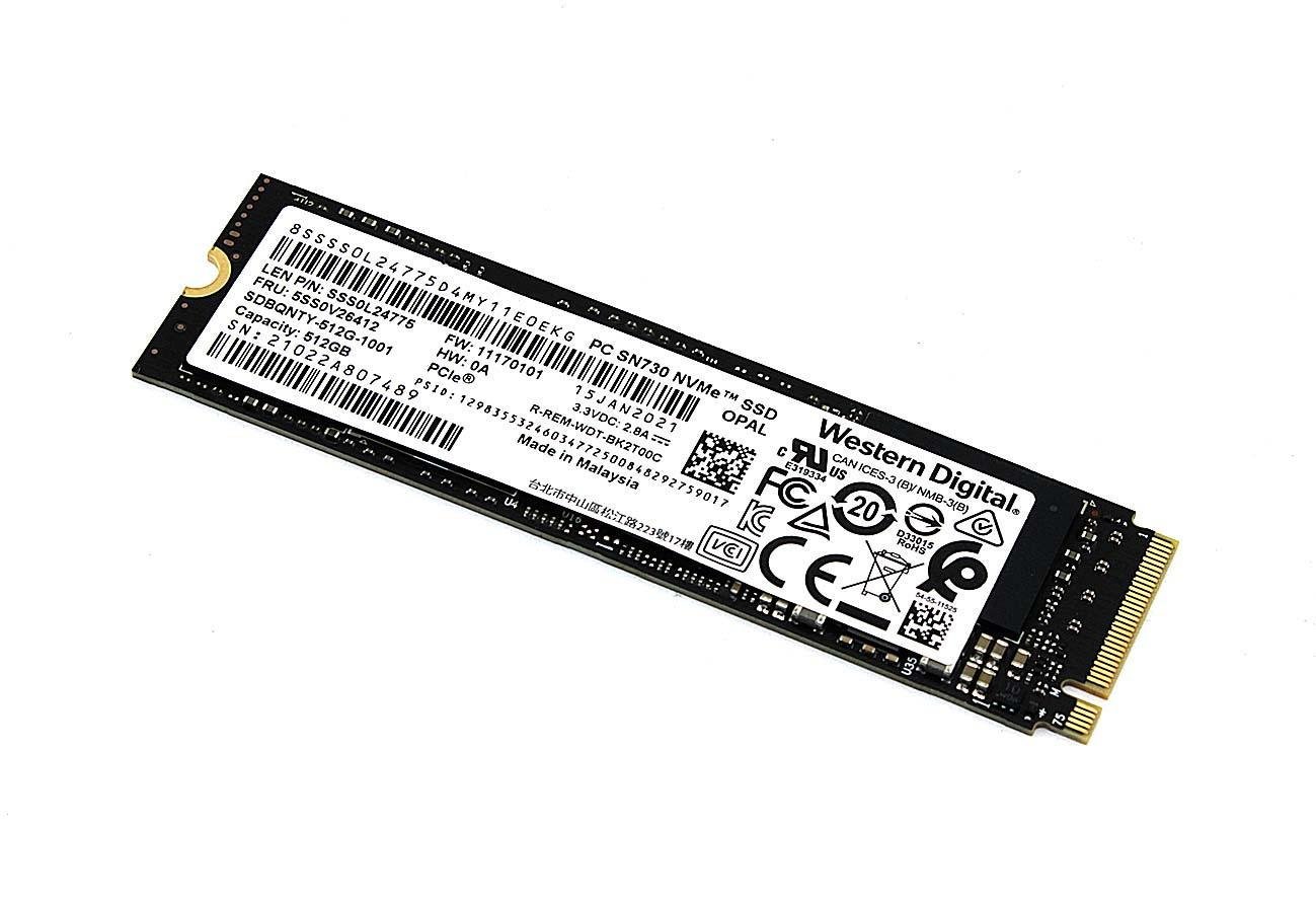 SSD-диск Western Digital SN730 NVMe PCIe 512 Gb (086429)