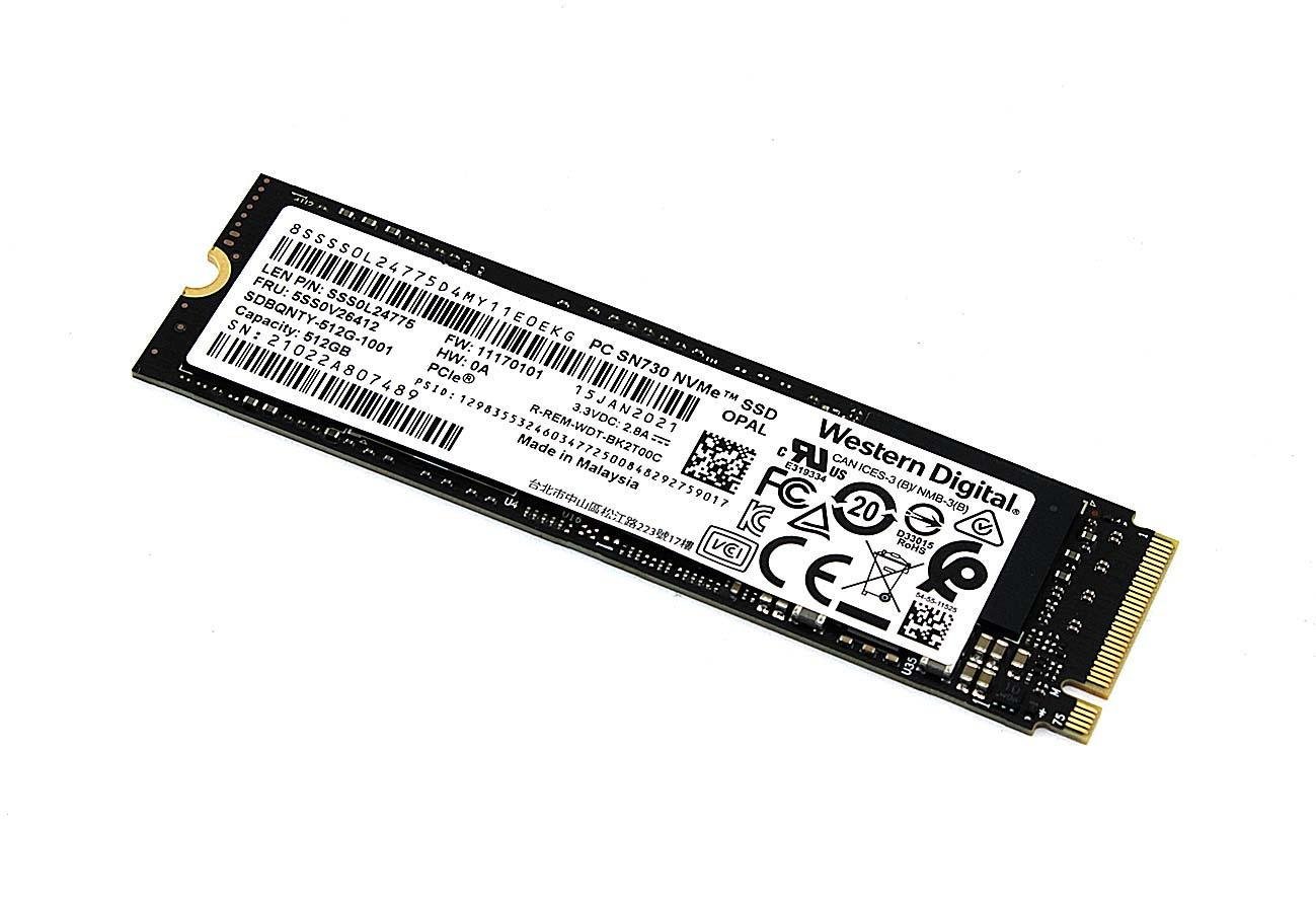 SSD-диск Western Digital PC SN730 NVMe PCIe 512 Gb (086429) - фото 1