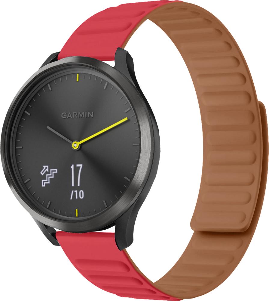 Ремешок Magneter для Garmin Vivomove HR Red (26610-2D)