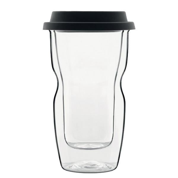 Чашка с крышкой Luigi Bormioli Thermic Glass Coffee To Go 340 мл (12837/01)