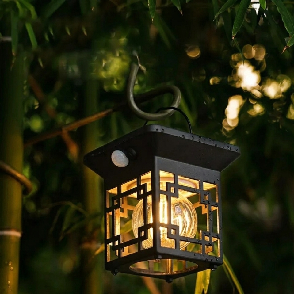 Уличный светильник подвесной Vintage 1 LED с датчиком движения (HP-L-15)