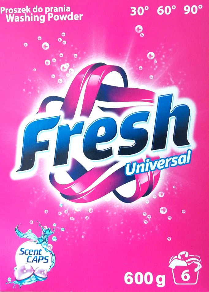 Пральний порошок Fresh Universal 6 циклів прання 600 г (13586)