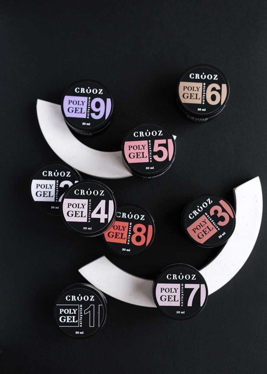 Полігель Crooz 30 мл №4 Молочно рожевий - фото 5 Полігель Crooz 30 мл №4 Молочно рожевий - фото 5