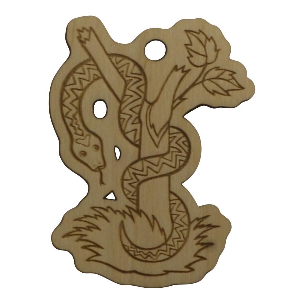 Игрушка на елку Змея из фанеры с гравировкой (01012179)