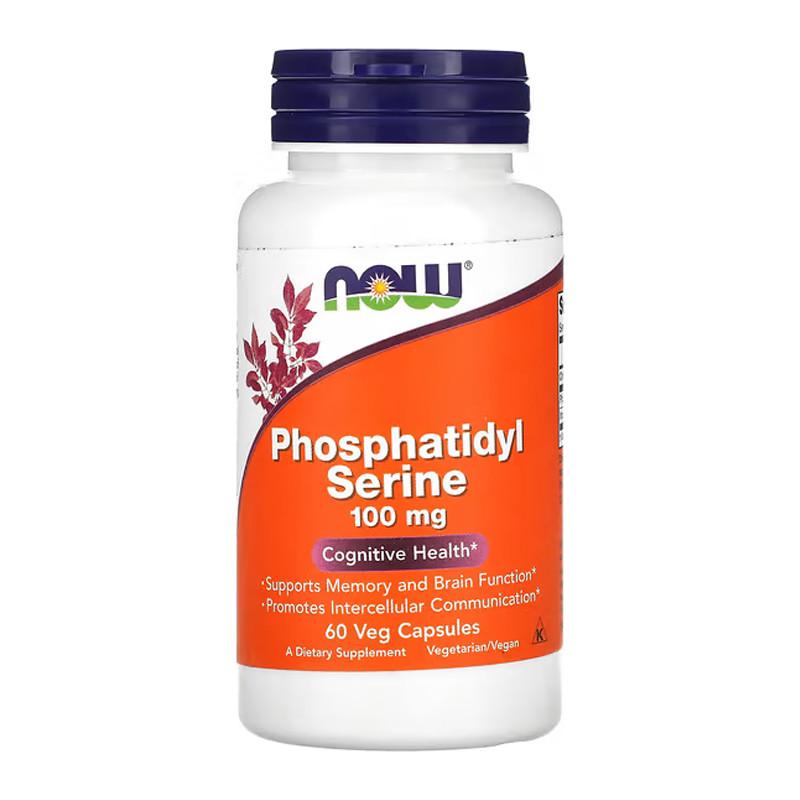 Фосфатидилсерин NOW Phosphatidyl Serine 100 мг 60 капс. (19484-01)