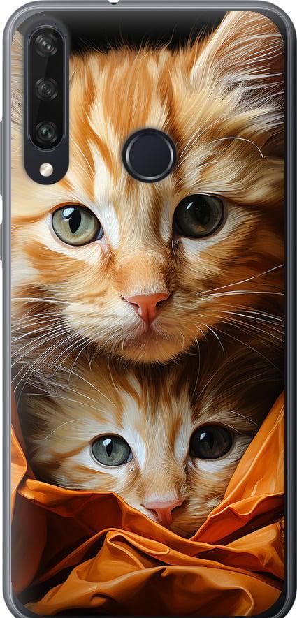 Чохол на Huawei Y6p Котики 2 (5664t-1952-42517)