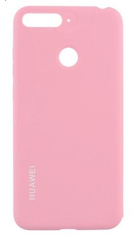 Силікон Silicone Case Huawei Y6 PRIME 2018/Y6 PRO 2018/HONOR 7A PRO PINK