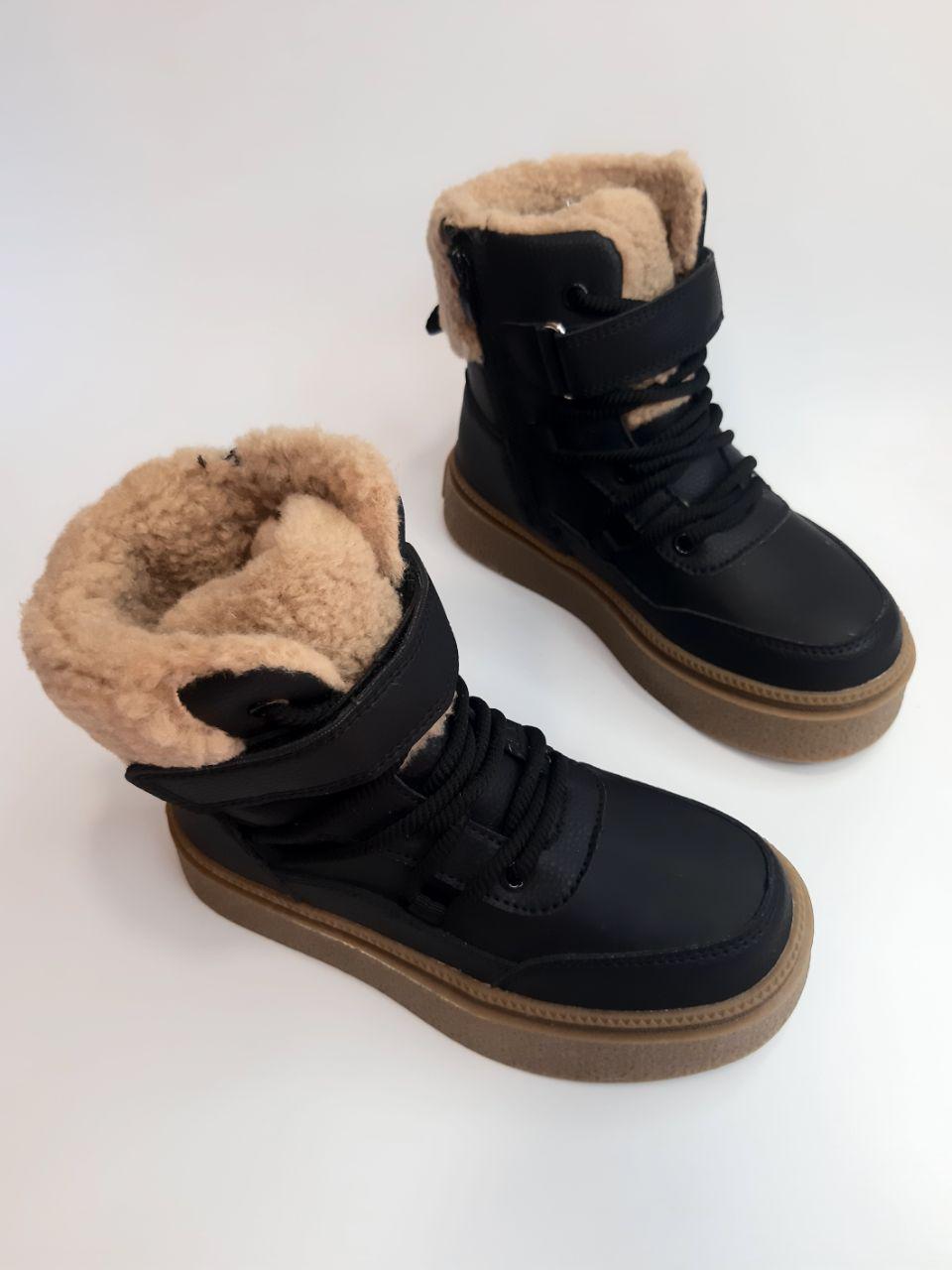 Ботинки зимние Clibee для девочки р. 33 21,3 см Черный (601 HC black) - фото 2 Ботинки зимние Clibee для девочки р. 33 21,3 см Черный (601 HC black) - фото 2